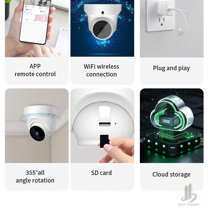 Cámara de Seguridad DOMO WIFI LY05-Q1 - PRICENTER - 