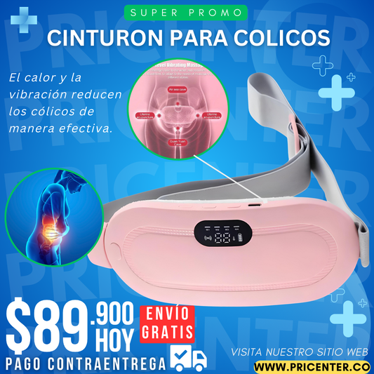 Cinturón Almohadilla Térmica Para Aliviar Cólicos