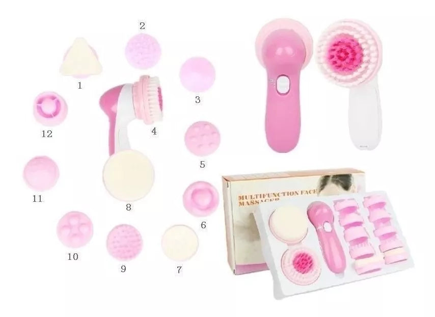 Masajeador Facial Exfoliante 12 En 1