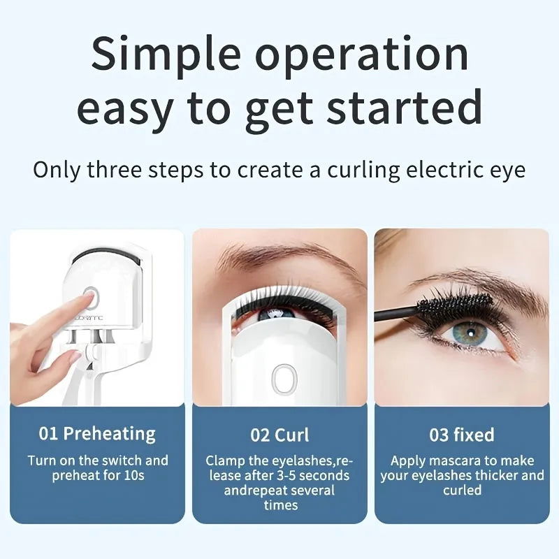 Encrespador de Pestañas Eléctrico Recargable - PRICENTER - 