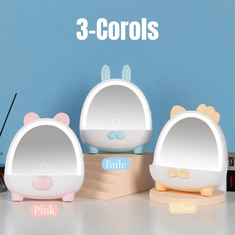 Lámpara Espejo De Maquillaje Con Luz Led Recargable - PRICENTER - 