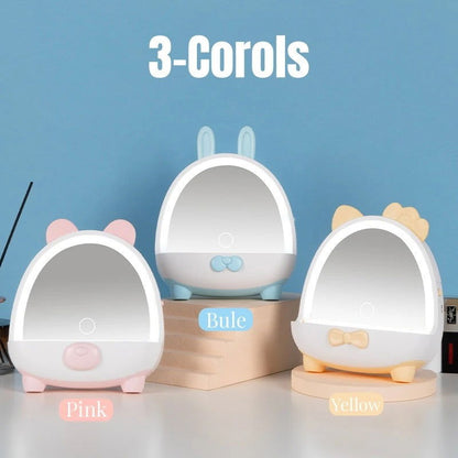 Lámpara Espejo De Maquillaje Con Luz Led Recargable - PRICENTER - 