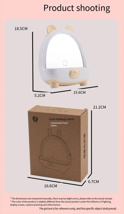 Lámpara Espejo De Maquillaje Con Luz Led Recargable - PRICENTER - 
