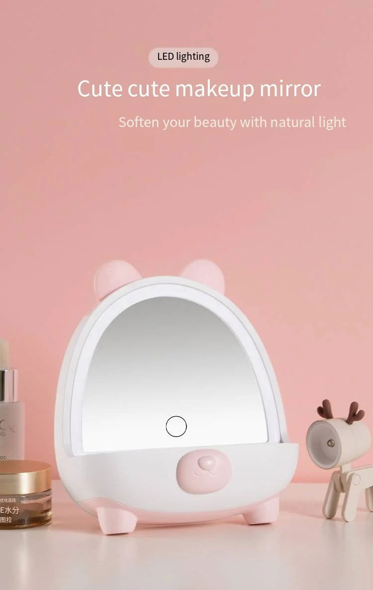 Lámpara Espejo De Maquillaje Con Luz Led Recargable - PRICENTER - 