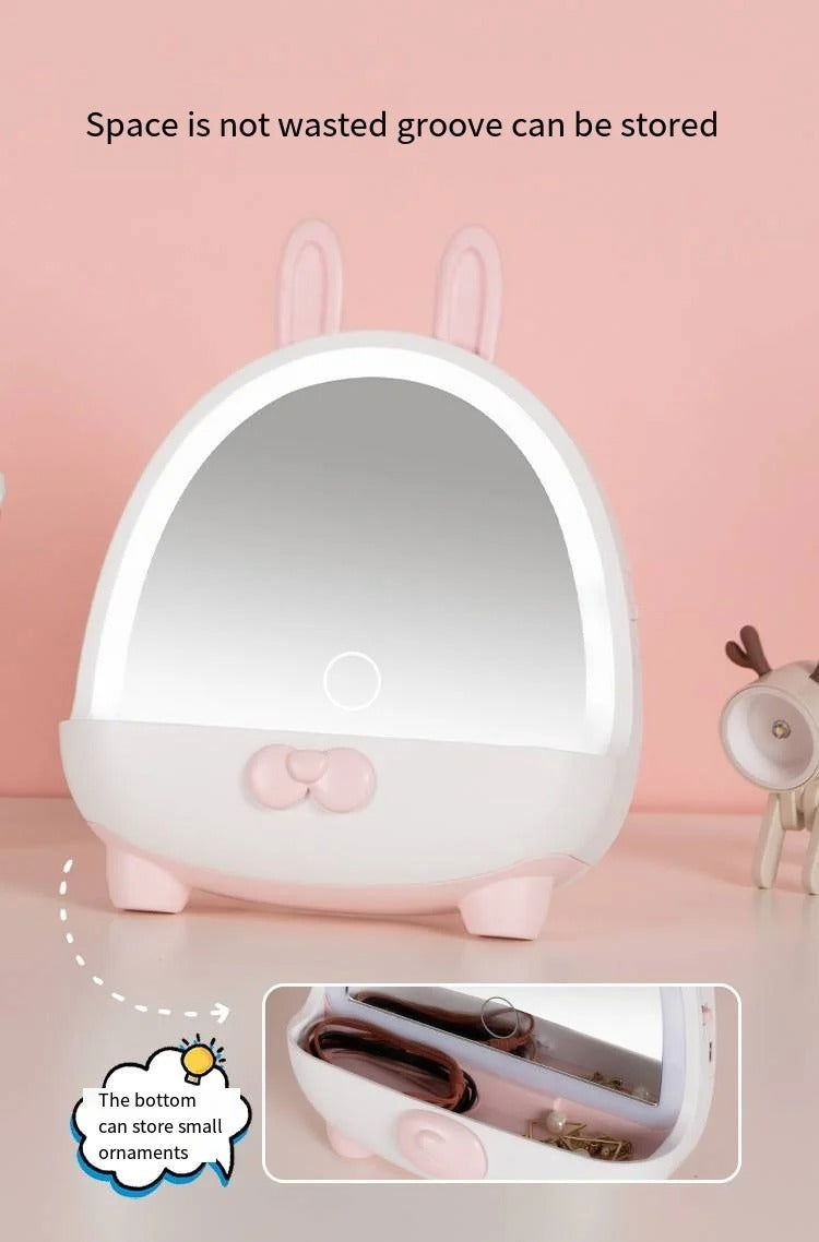 Lámpara Espejo De Maquillaje Con Luz Led Recargable - PRICENTER - 