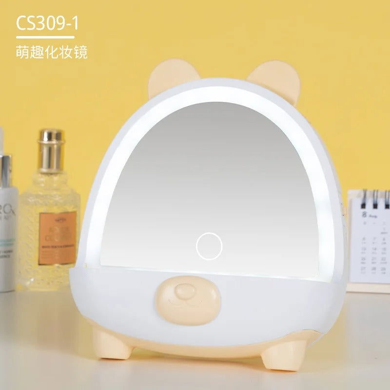 Lámpara Espejo De Maquillaje Con Luz Led Recargable - PRICENTER - 