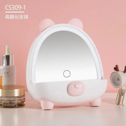 Lámpara Espejo De Maquillaje Con Luz Led Recargable - PRICENTER - 