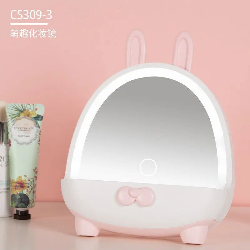 Lámpara Espejo De Maquillaje Con Luz Led Recargable - PRICENTER - 