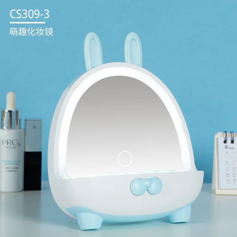 Lámpara Espejo De Maquillaje Con Luz Led Recargable - PRICENTER - 
