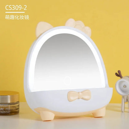 Lámpara Espejo De Maquillaje Con Luz Led Recargable - PRICENTER - 