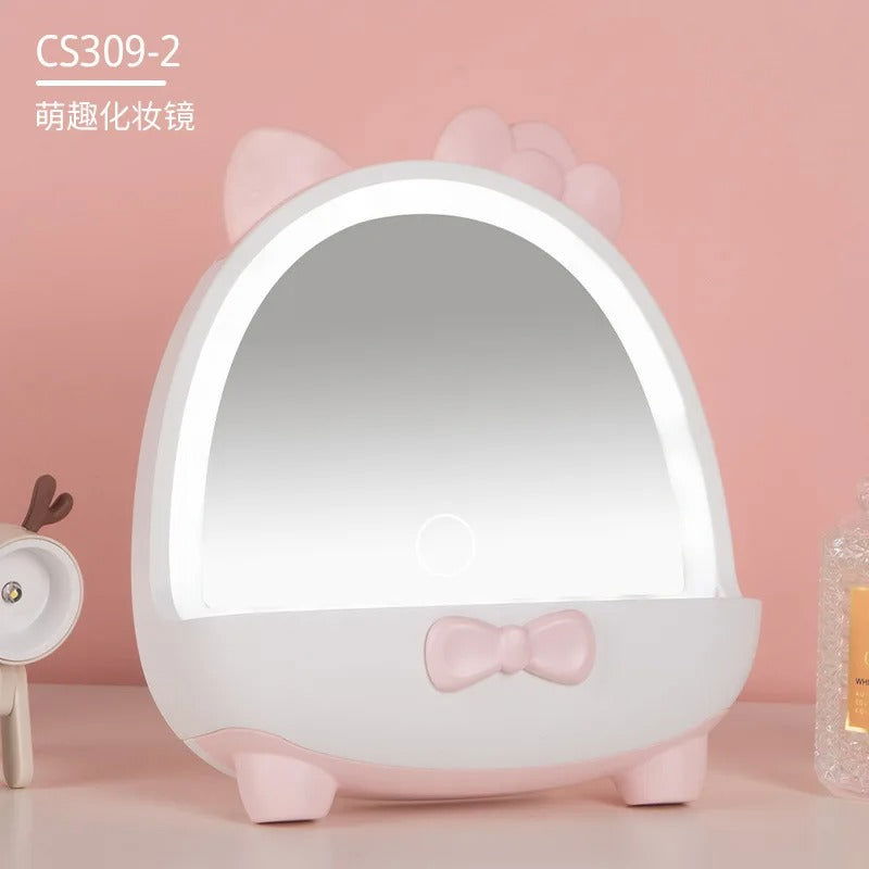 Lámpara Espejo De Maquillaje Con Luz Led Recargable - PRICENTER - 