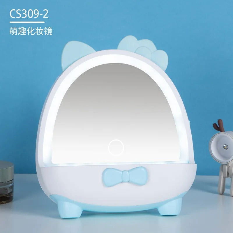 Lámpara Espejo De Maquillaje Con Luz Led Recargable - PRICENTER - 