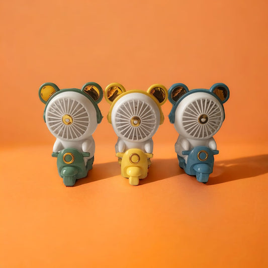 Mini ventilador De Mano Recargable Con Diseño De Scooter - PRICENTER - 