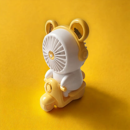 Mini ventilador De Mano Recargable Con Diseño De Scooter - PRICENTER - 