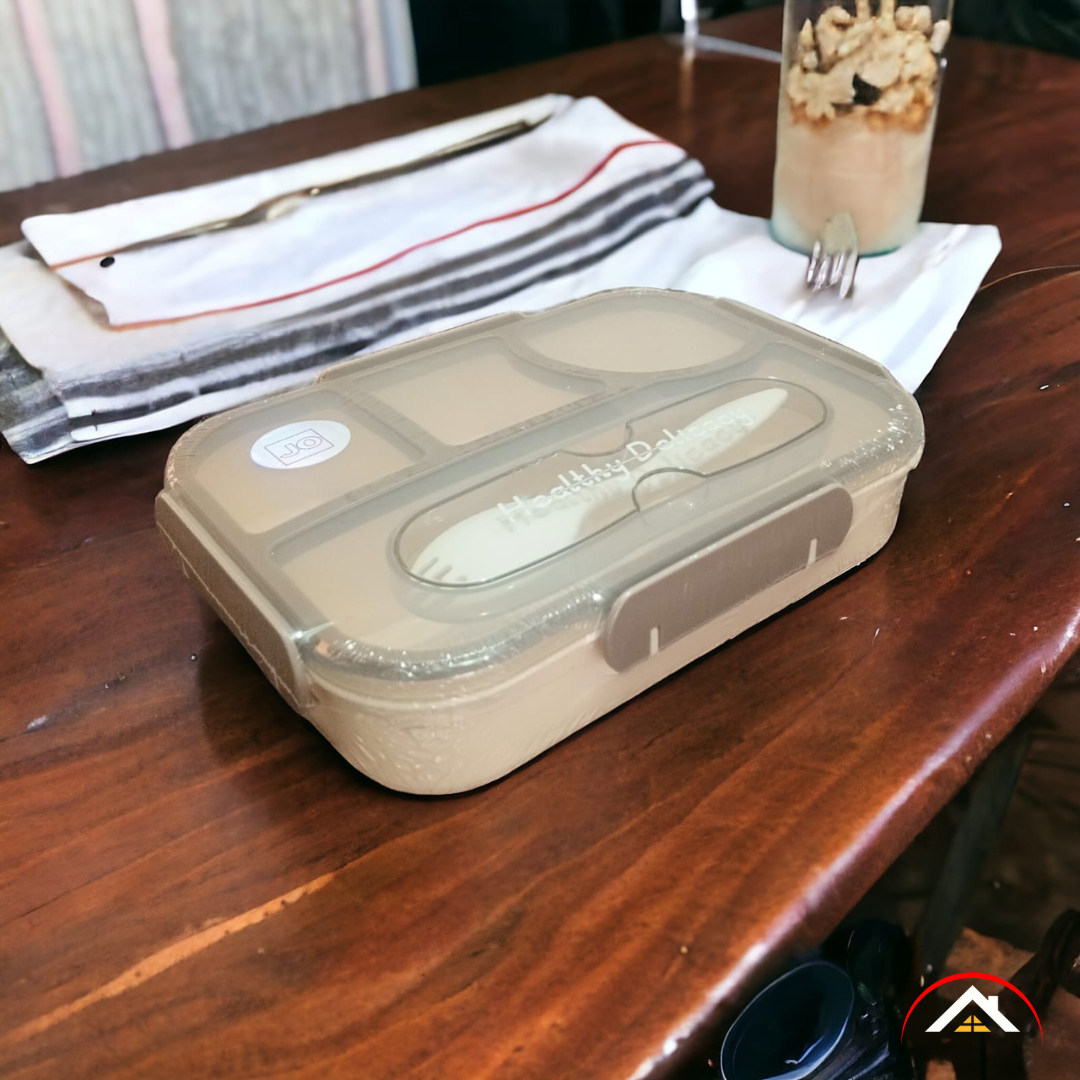 Porta Comidas Tupper Con Divisiones & Cubierto - PRICENTER - 