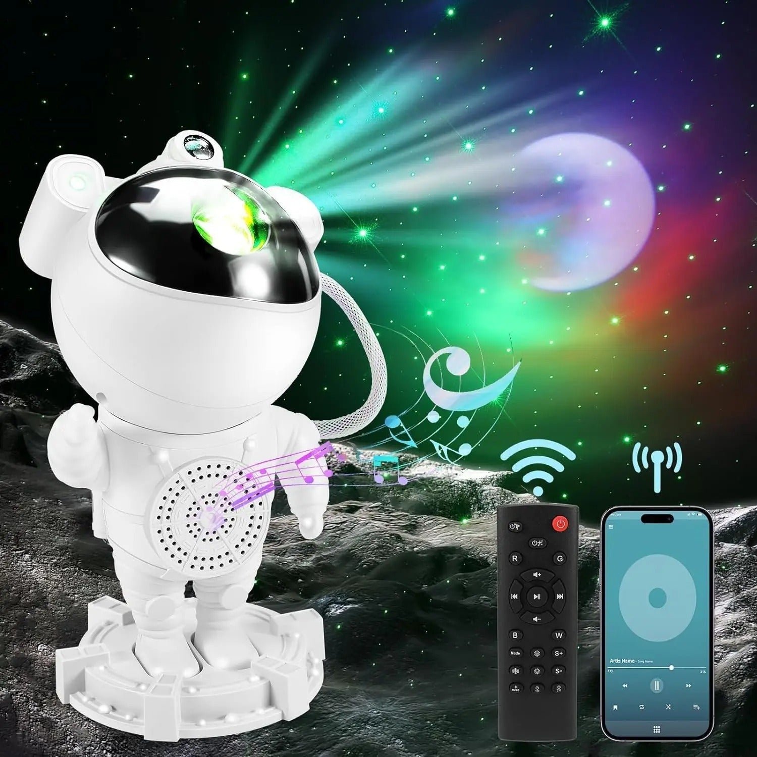 Proyector De Galaxia Astronauta Parlante - PRICENTER - 