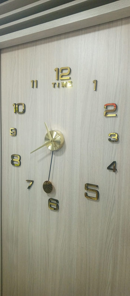 Reloj con Pendulo 3D Para Pared - PRICENTER - 