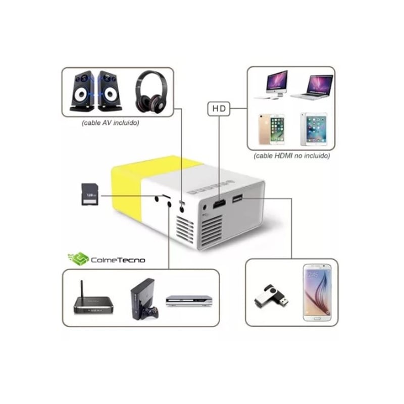 Mini Proyector Led Portatil Yg-300