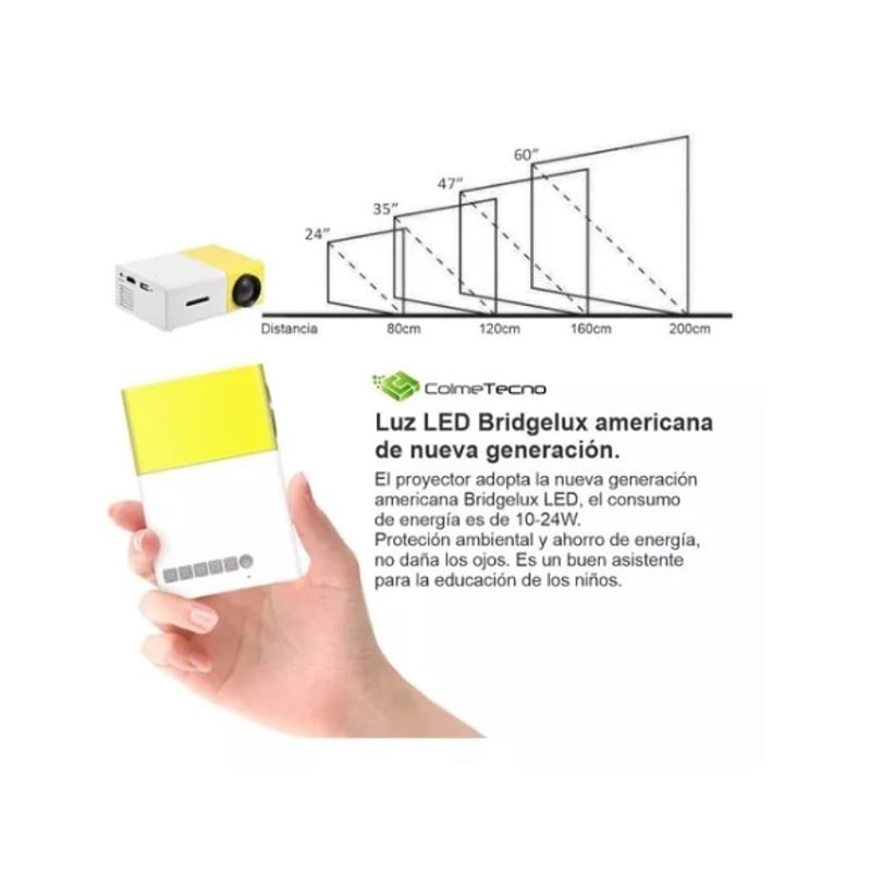Mini Proyector Led Portatil Yg-300